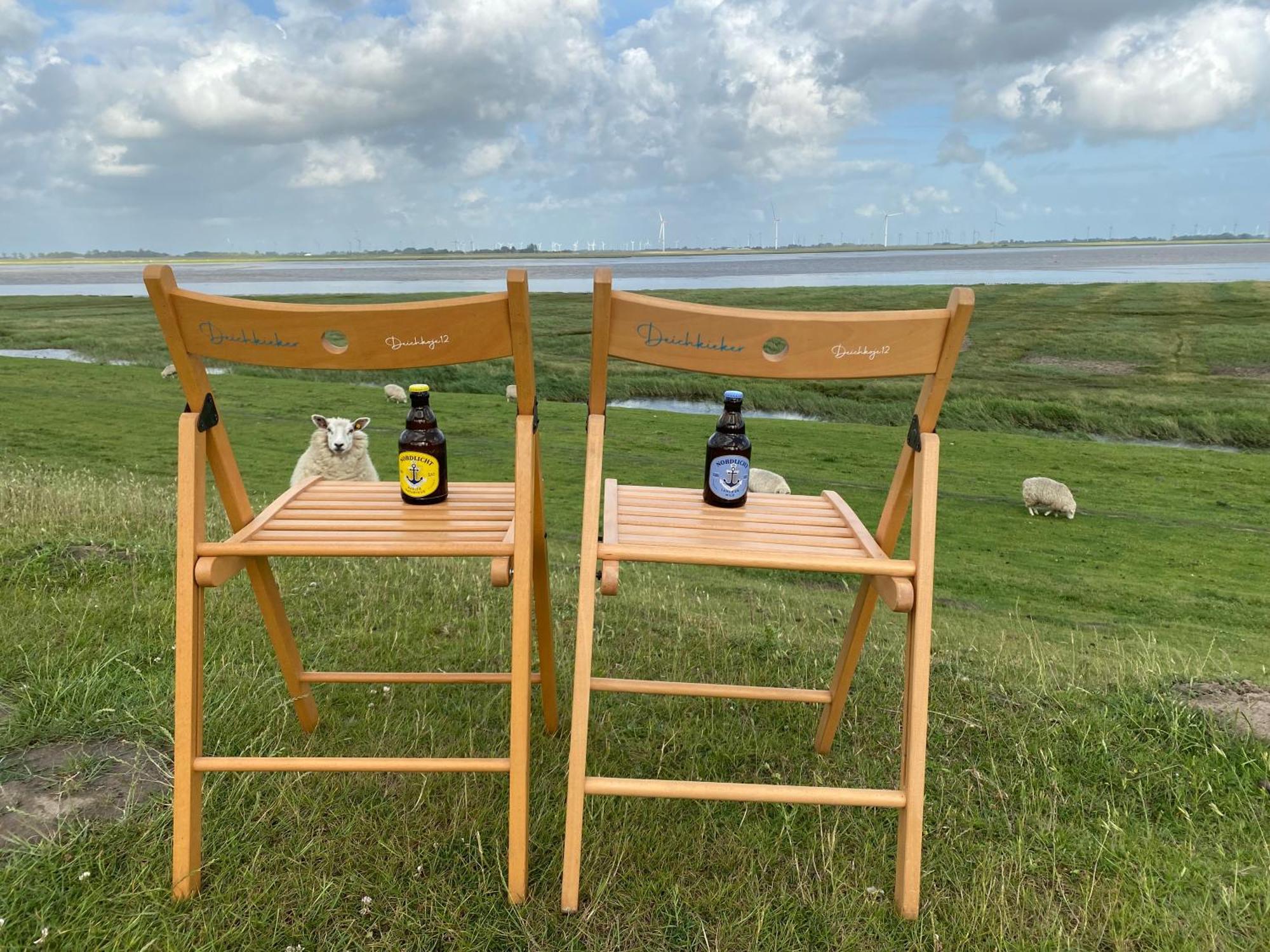 Apartment Deichkoje12 Direkt Am Eiderdeich Nur 7 Km Bis Zur Nordsee Und 20 Min Bis Sankt Peter Ording *